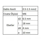 GYU601 Yuvarlak Uçlu İzoleli Kablo Ucu 40 Adet - 3