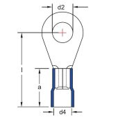 GYU1002 Yuvarlak Uçlu İzoleli Kablo Ucu 100 Adet - 2