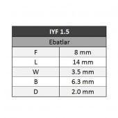 GWEST Yüksük Kablo Ucu 1.5 80 Adet - 3