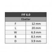 GWEST Yüksük Kablo Ucu 6.0 80 Adet - 3