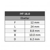 GWEST Yüksük Kablo Ucu 16.0 60 Adet - 3