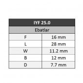 GWEST Yüksük Kablo Ucu 25.0 40 Adet - 3