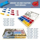 Tam İzoleli Faston Terminal Seti, Dopdolu Paket 420 Parça - 1