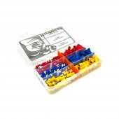 Erkek ve Dişi Mermi Başlı Ek Terminal Seti, Ortanca Paket 150 Parça - 4