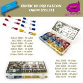 Yarım İzoleli Faston Terminal Seti, Hesaplı Paket 140 Parça - 1