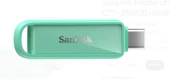 Sandisk SDIXS0N-256G-GN6NQ 256GB Phone Drive with USB-C-128GB (Seafoam Green) Flash Bellek - 3