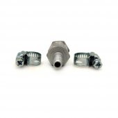 Mazot Benzin Yakıt Çekvalf 8mm ve 2 adet Hortum Kelepçesi - 4