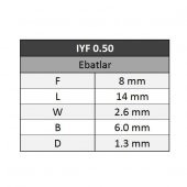 GWEST Yüksük Kablo Ucu 0.50 60 Adet - 3