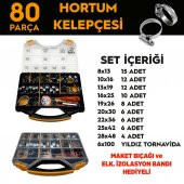 80 Parça Hortum Kelepçesi Seti - 1
