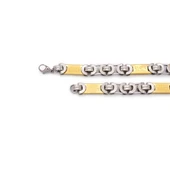 Çelik Kral Erkek Zincir Kolye ZN-520 thumbnail 2