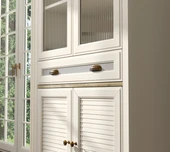 Hunerika Misio Premium 4 kapak tek çekmeceli büfe -Legnano/krem Minifiks Bağlantılı - 2