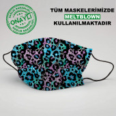 Hayvan Desen Maske (5 Adet) - 1