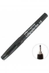 Kaligrafi Kalemi Siyah 1.0mm Kesik Uçlu Ergolıne 241 - 1