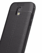 Royal Cover Samsung Galaxy J5 Pro Kılıf Deri Görünümlü Yüksek Kaliteli Premium Silikon Kapak RCV/Niss - 1