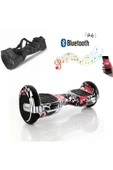 Elektrikli Kaykay Hoverboard Bluetooth Hoparlörlü 6.5 İnç Grafiti D06 - Çanta Hediye thumbnail 5