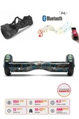 Elektrikli Kaykay Full Ledli Hoverboard Bluetooth Hoparlörlü 6.5 Inch D18 thumbnail 1
