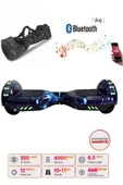 Elektrikli Kaykay Full Ledli Hoverboard Bluetooth Hoparlörlü 6.5 Inch Çanta Hediyeli D12 - 1
