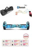 Elektrikli Kaykay Hoverboard Bluetooth Hoparlörlü 6.5 İnç Grafiti D20 - Çanta Hediye thumbnail 5