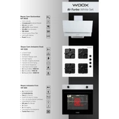 WOOX ANKASTRE 3'LÜ SET BEYAZ thumbnail 2