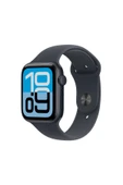 Apple Watch SE 3 GPS, 44mm Gece Yarısı Alüminyum Kasa ve Gece Yarısı Spor Kordon - S/M thumbnail 1