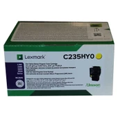 Lexmark C2425-C235HY0 Sarı Yüksek Kapasiteli Orijinal Toner thumbnail 2