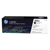 Hp 305X-CE410XD Siyah Yüksek Kapasiteli Orijinal Toner İkili Paket thumbnail 1