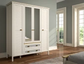 Hunerika Eniro Premium 4 kapak 2 çekmeceli Gardırop-Minifiks bağlantılı - aytaşı/legnano - 1