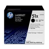 Hp 51X-Q7551XD Yüksek Kapasiteli Orijinal Toner İkili Paket thumbnail 2