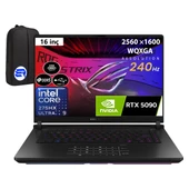 Asus Rog Strix Scar 16 G635LXEP4 Core Ultra 9 275HX 48GB 2tb SSD RTX5090-24GB 175W WIN11 Pro 16" 2.5k 240Hz Wqxga + Elektropasaj Çanta - 1