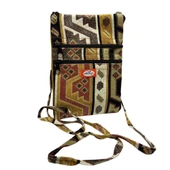 Otantik Desenli Fermuarlı Askılı Çanta Özel Dikim - GS301 - 1