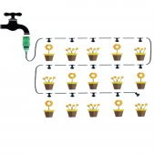 10 Metre Kendin Yap Balkon Veranda Çardak Kamelya Sulama Serinletme ve Nemlendirme Sistemi - 7