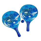 Beach Ball Tahta Raket - 3394 - Mavi - 1