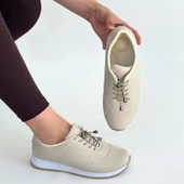 Finna Bej Cilt Bağcıklı Spor Ayakkabı thumbnail 12