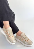 Tanwe Bej Cilt Bağcıklı Spor Ayakkabı thumbnail 2