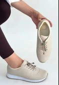 Finna Bej Cilt Bağcıklı Spor Ayakkabı thumbnail 9