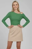 Tek Omuz İpli Bluz Yeşil thumbnail 10