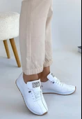 Fiert Beyaz Cilt Bağcıklı Spor Ayakkabı thumbnail 3