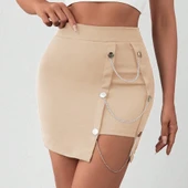 Zincirli mini etek s241008 thumbnail 1