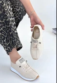 Fiert Bej Cilt Bağcıklı Spor Ayakkabı thumbnail 2