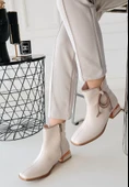Melina Bej Cilt Topuklu Bot thumbnail 2
