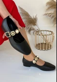 Koope Siyah Cilt Babet Ayakkabı thumbnail 4