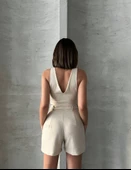 Şortlu keten takım s255014 thumbnail 2