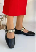 Koope Siyah Cilt Babet Ayakkabı thumbnail 3