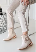 Melina Bej Cilt Topuklu Bot thumbnail 3