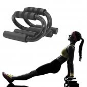 S şekli Push Up Standı Alüminyum Şınav Aleti Spor Aracı Fitness Göğüs Egzersiz Ekipmanları - 4