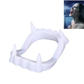 Beyaz Renk Çift Damak Takma Vampir Dişi thumbnail 2