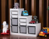 Montessori Oyuncak Dolabı Trofast Eşya Saklama Düzenleme Ünitesi - 5