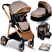 Rose Mose 605 Canopy Çift Yönlü Travel Sistem Bebek Arabası Puset Yeni Doğan Set - 2