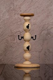 Dekoratif Masa ve Tezgah Üstü 6lı Fincan Askılığı Fincan Standı - 3