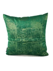 Mrs.Gugar Exclusive Zümrüt Yeşili Kare Kırlent Kılıfı thumbnail 2